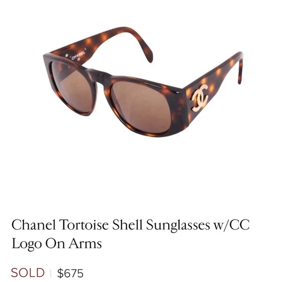 Chanel RARE Vintage 1992 CC Tortoiseshell Matelasse Frame Sunglasses - Picture 8 of 8